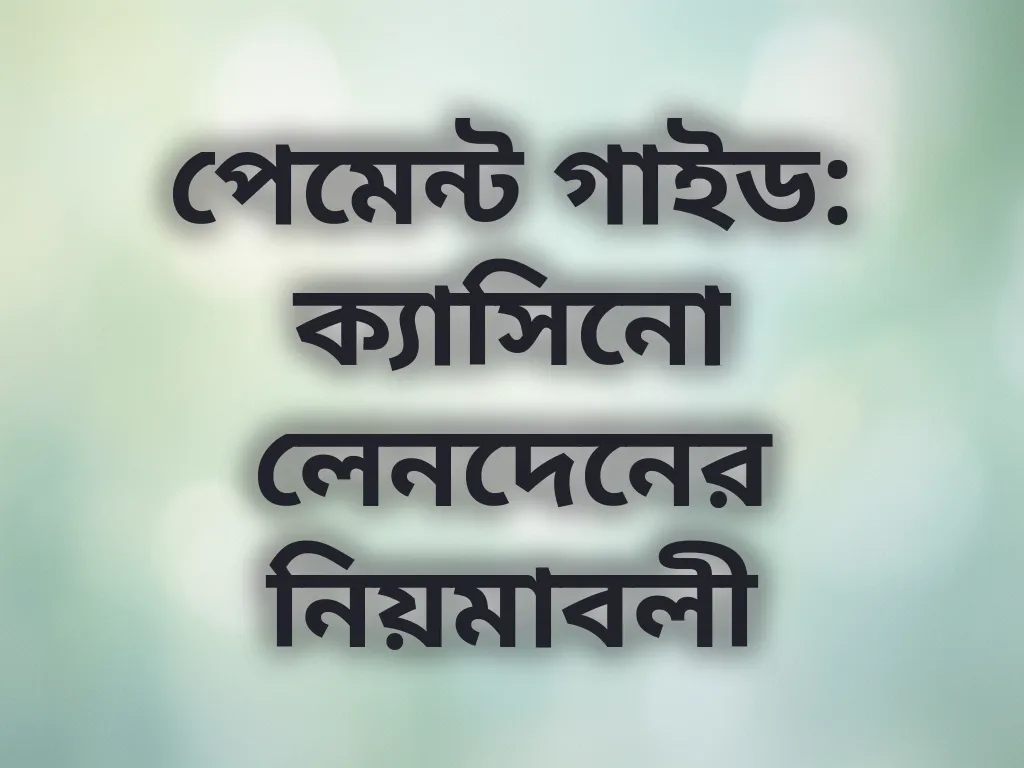পেমেন্ট গাইড